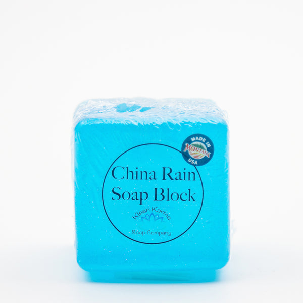 China Rain Soap Block