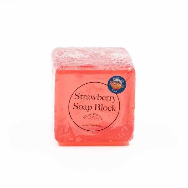 Strawberry Soap Block